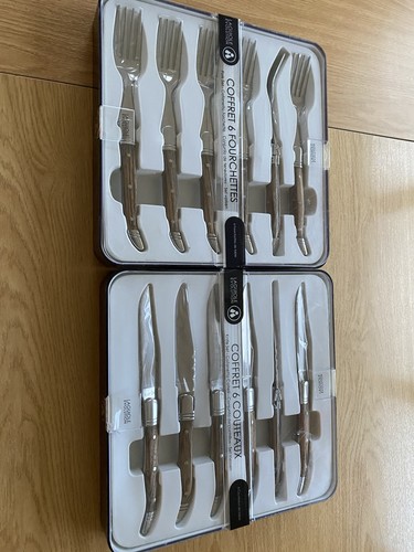 Laguiole knife and fork set - and,